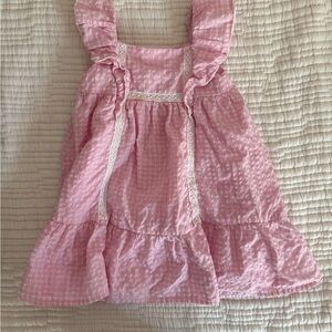 Janie and Jack Pink Gingham Dress